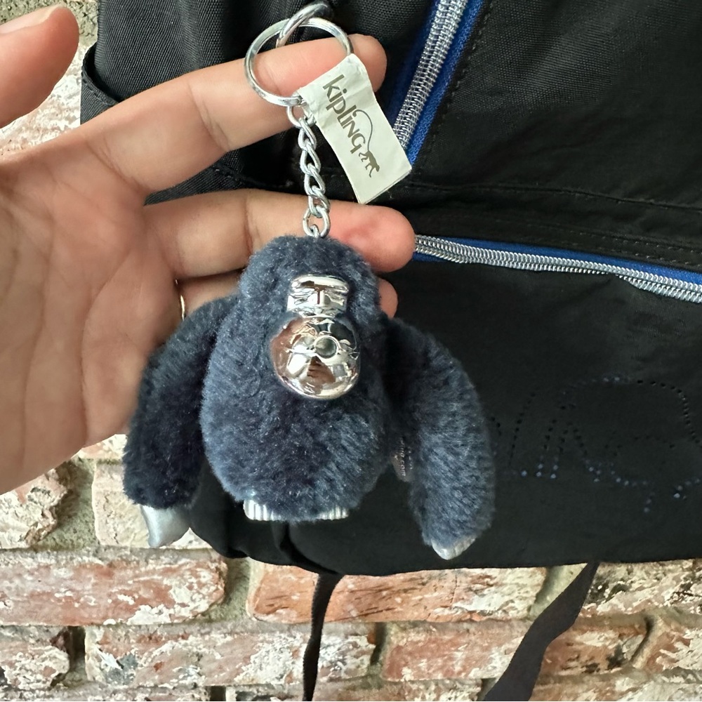 Kipling Goddard Medium Multi Pocket Backpack Blac… - image 2